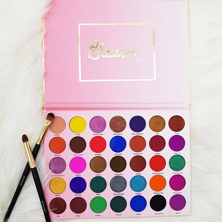 Blossom Makeup 35Color Shimmer Eyeshadow - Image 1