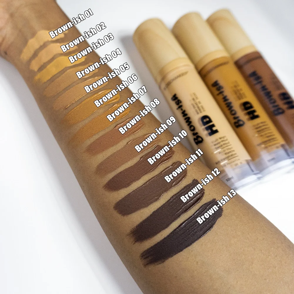 Blossom Makeup Brown-ish HD Skin Tint Foundation - Image 4