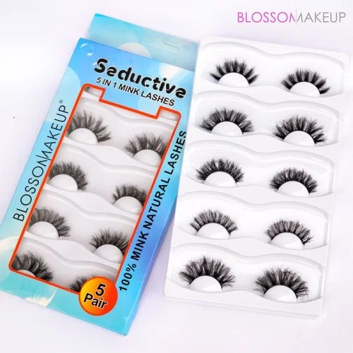 Blossom Makeup Seductive 5in1 Mink Lash Set
