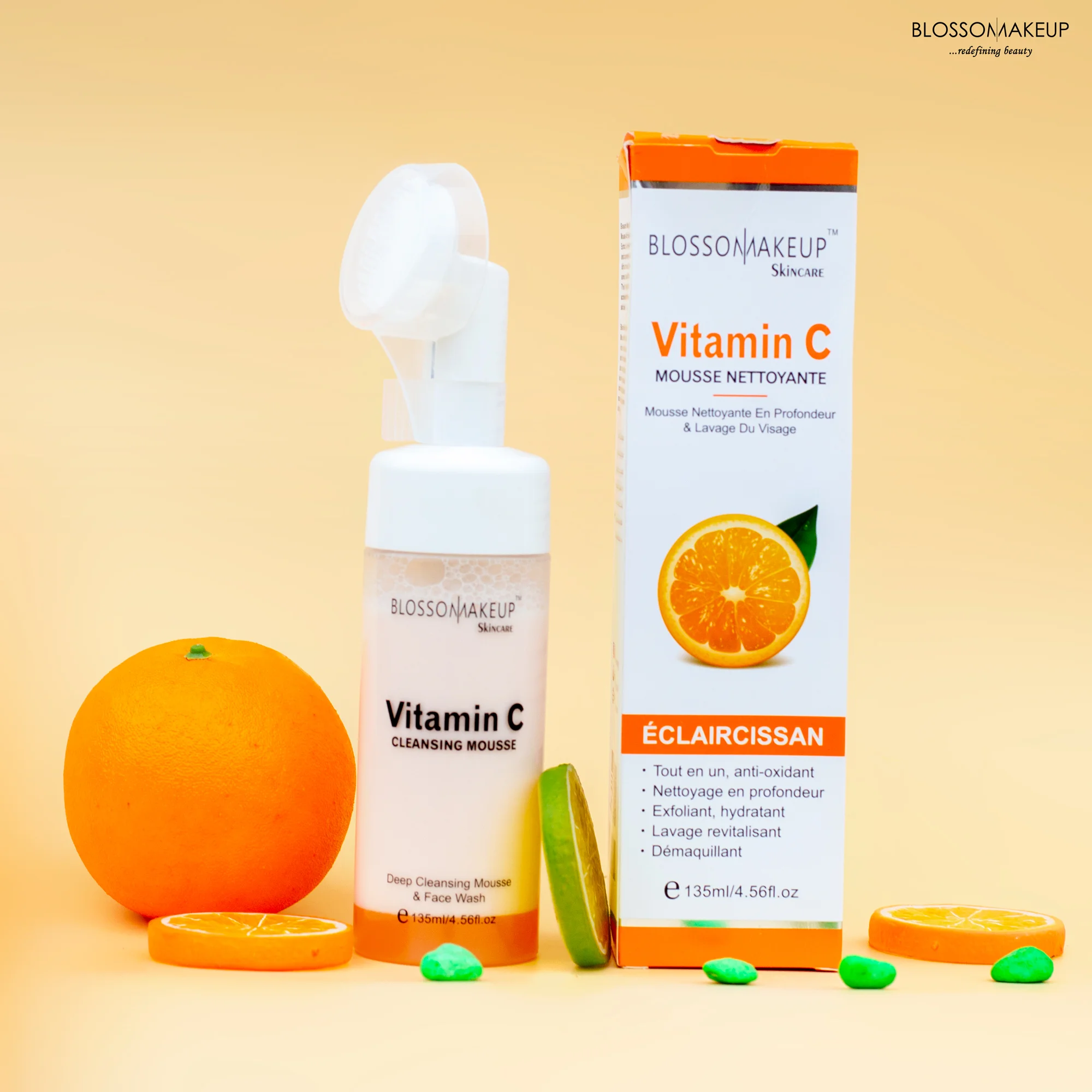 Blossom Makeups Vitamin C Cleansing Mousse - Image 3