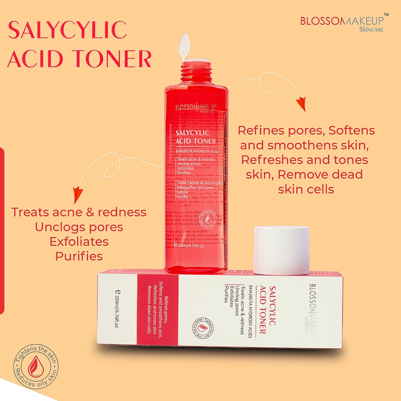 Blossom Makeup Salycylic Acid Toner