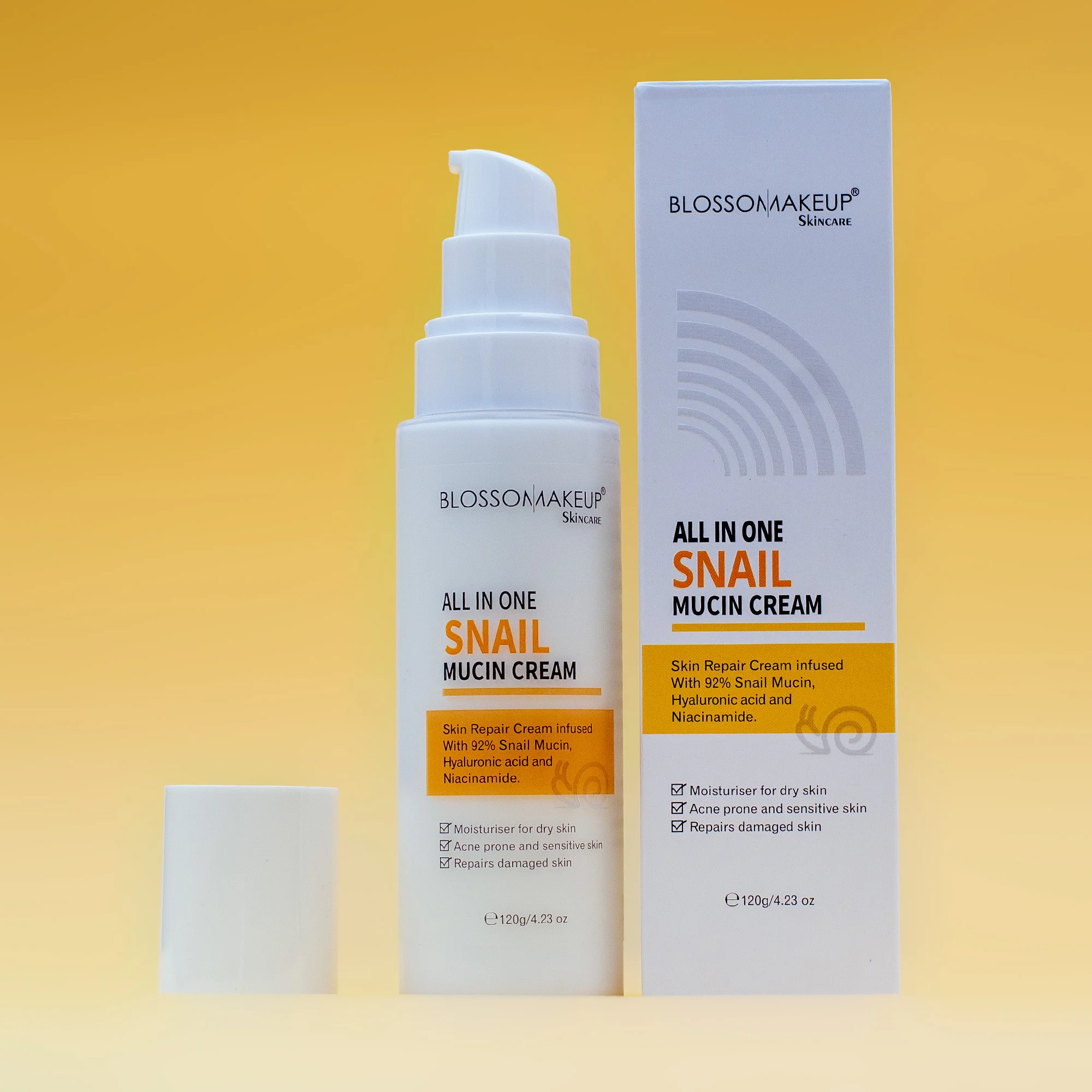 Blossom Makeup Snail Mucin Cream - Image 4