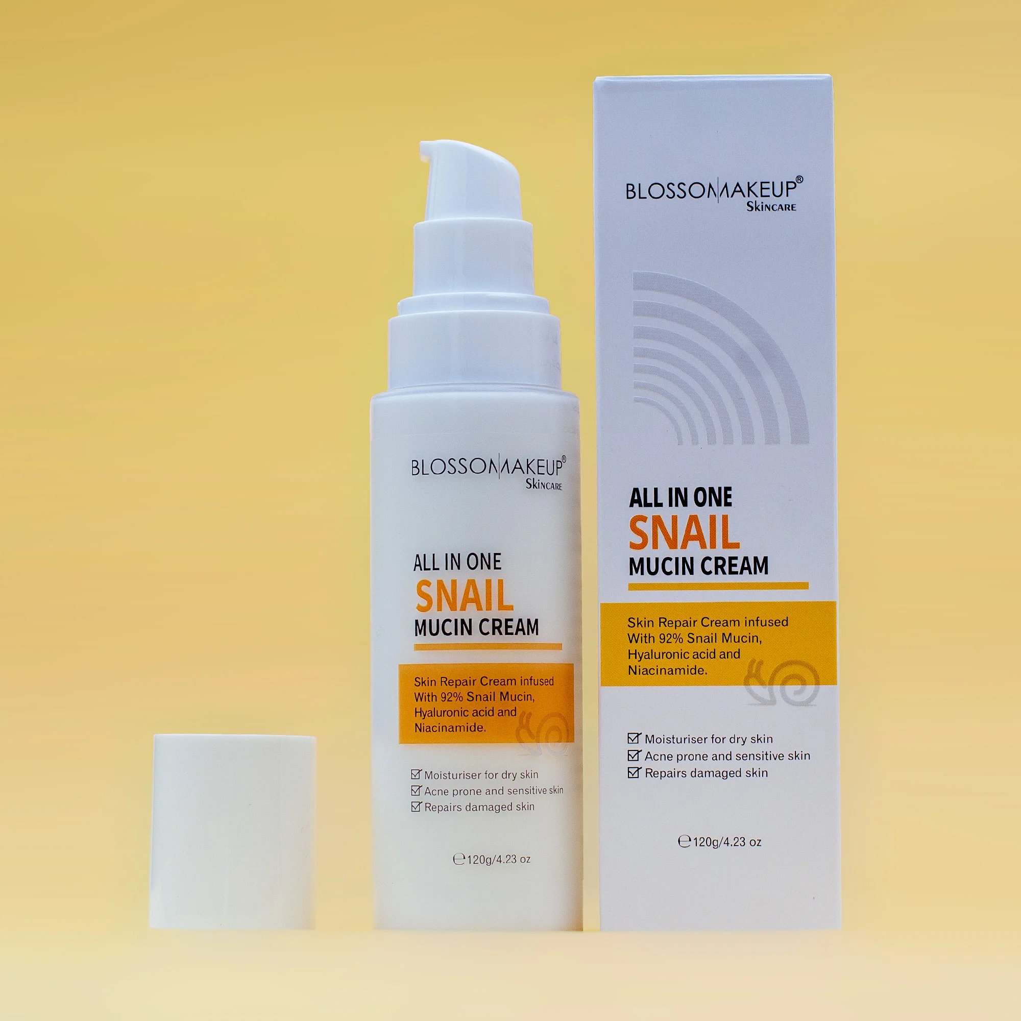 Blossom Makeup Snail Mucin Cream - Image 5